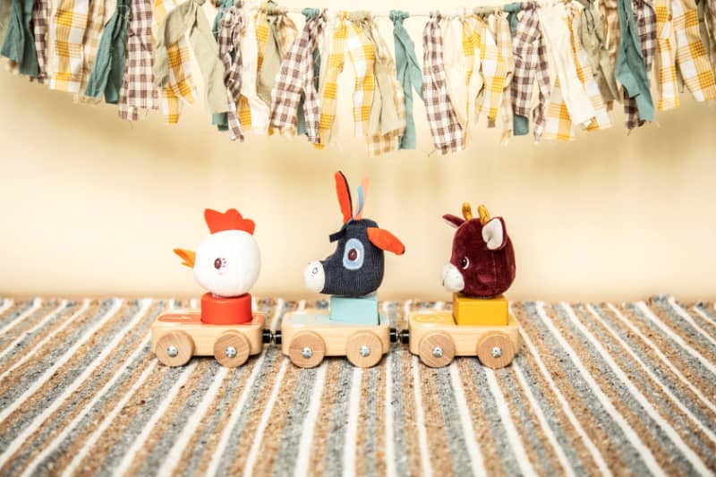 Train Ferme chaîne de véhicules Lilliputiens