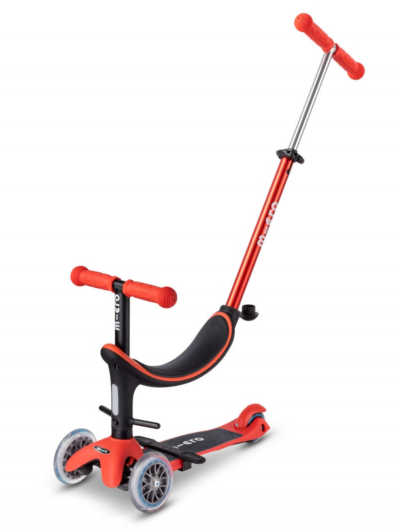 Trottinette 3 en 1 Mini Revolution Deluxe Rouge Micro Mobility