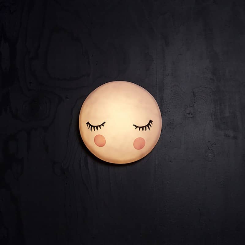 Veilleuse murale tactile Miss Moon Rose in April