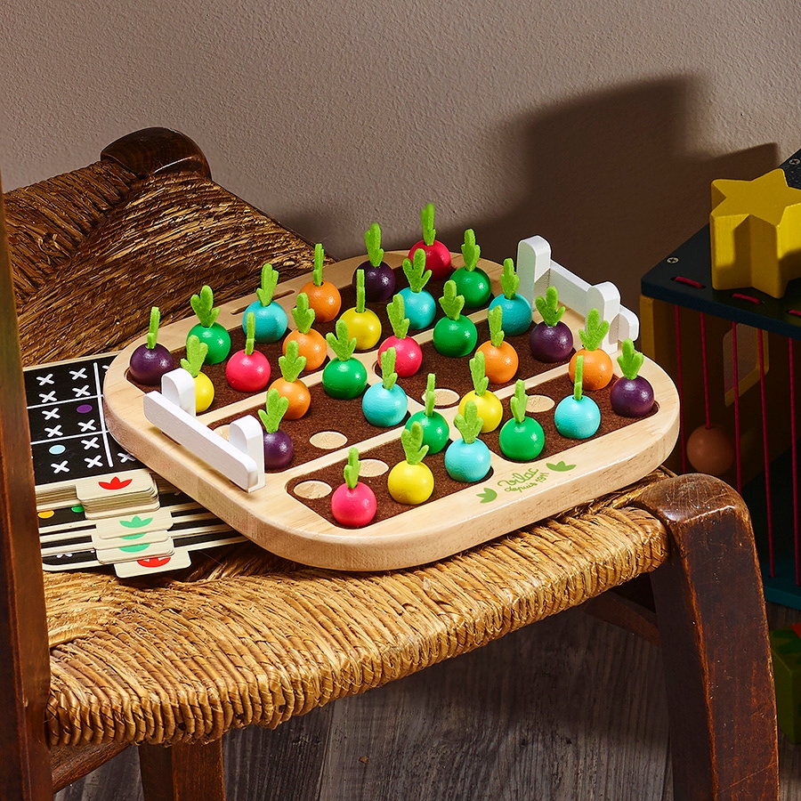 Jeu de société Sudoku des légumes Jour de récolte Vilac