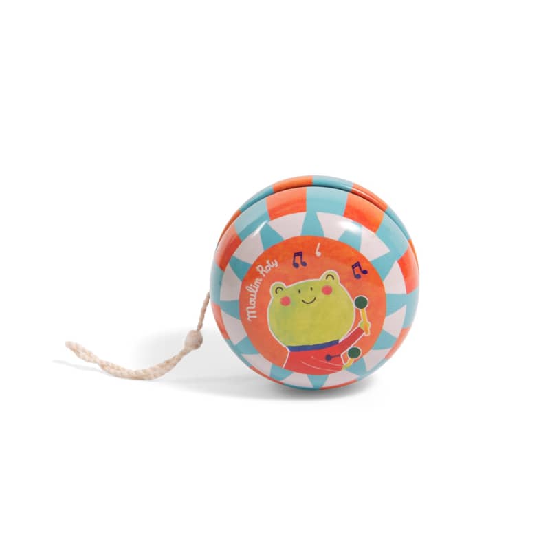 Yoyo en metal grenouille Moulin Roty
