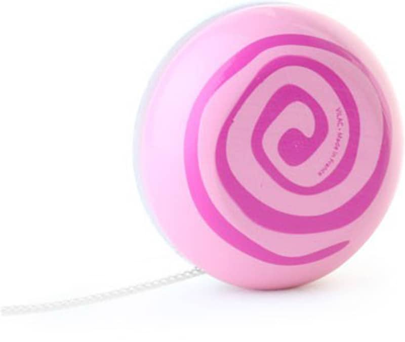 Yoyo roseblanc spirale Vilac