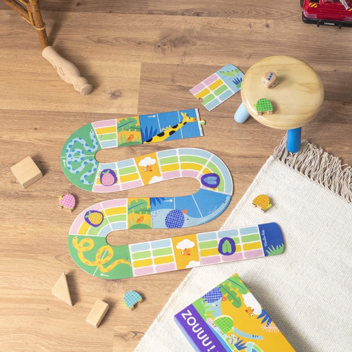 Jeu de course Zouuu  Les Toupitis Moulin Roty