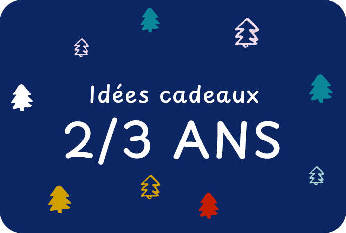 Idées cadeaux de Noël 2/3 ans 